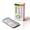 印度樂威壯Levifil-20mg 鋁箔單排藥板特寫 - 伐地那非20mg 10粒裝