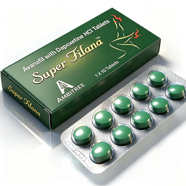 綠水鬼-2 綠水鬼Super Filana 鋁箔排裝與藥品規格 - 阿伐那非100mg+達泊西汀60mg 10粒裝