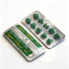綠水鬼-3 綠水鬼Super Filana 鋁箔單排藥板特寫 - 阿伐那非100mg+達泊西汀60mg 雙效片