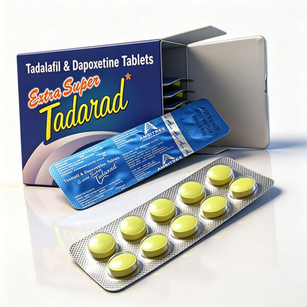超級必利勁-1 超級必利勁120mg 外包裝盒正面 - Extra Super Tadarad 雙效持久錠 印度Ambitree Pharma