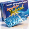 超級必利勁-3 超級必利勁120mg 鋁箔單排藥板特寫 - Extra Super Tadarad 雙效成分標示