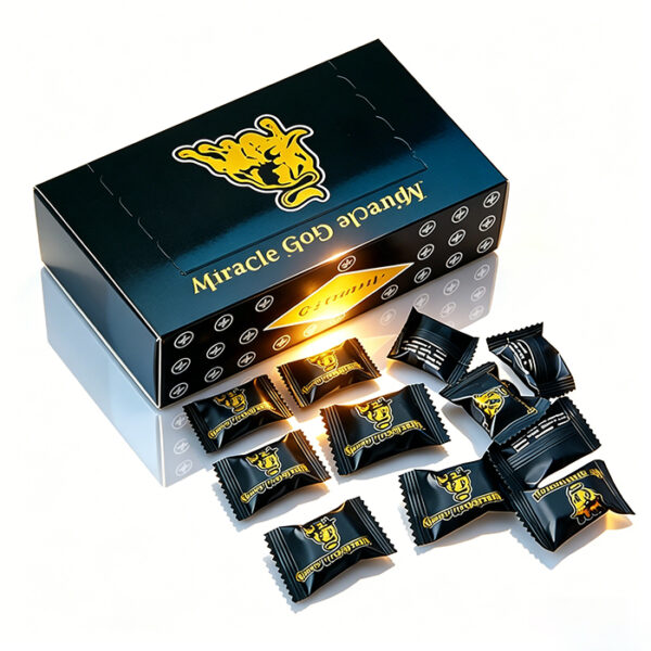 jinniutang-1 汗馬糖 Miracle Gold Candy 黑色獨立包裝實拍圖