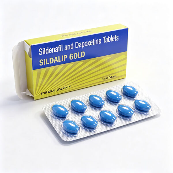 藍水晶-1 藍戰士 SILDALIP GOLD 黃藍盒 New Janta Medicos 威而鋼雙效片 10錠